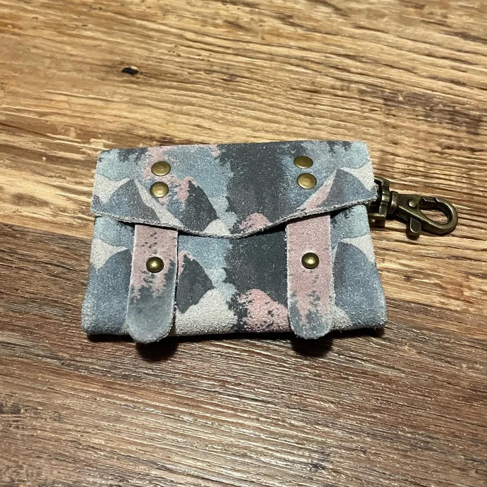 Free People | Eva Suede Mini Wallet Card Holder